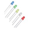 500 buc LED 3mm Diode Emițătoare de Lumină 5 Culori Roșu Galben Albastru Verde Alb Lampă LED Diode Emițătoare