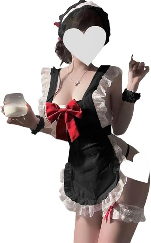 Maid Clothes Naked Apron Cosplay Sexy Sexy Lingerie Babydoll Cute Lace Uniform Extreme Temptation Moe Underwear Halloween Costume T Bag One Size Fits