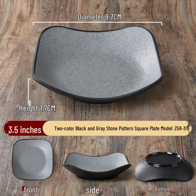Yipan Nordic Melamine Square Side Plate