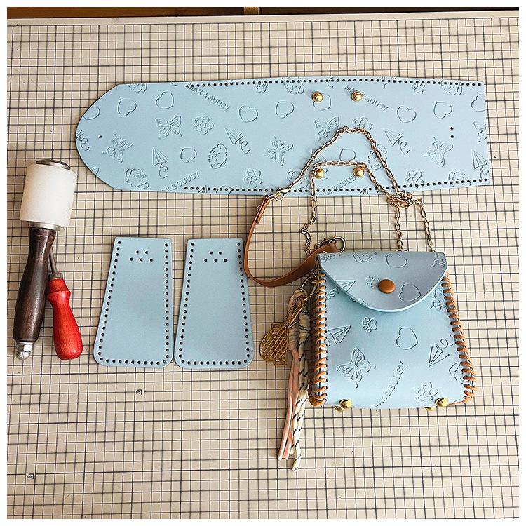 Zestaw DIY Kolorowy Mini Portfelik na Monety i Telefon Torba Crossbody dla Kobiet