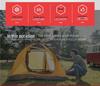 Large Outdoor Tote for Camping Gear: Includes Peg Storage, Tarp, Tent Pegs, and Hammer Kit