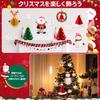 Christmas Garland Decoration Set with 3D Paper Honeycomb Hanging Happy Christmas Wall Window Santa Christmas Christmas and Other Decorative Elements
