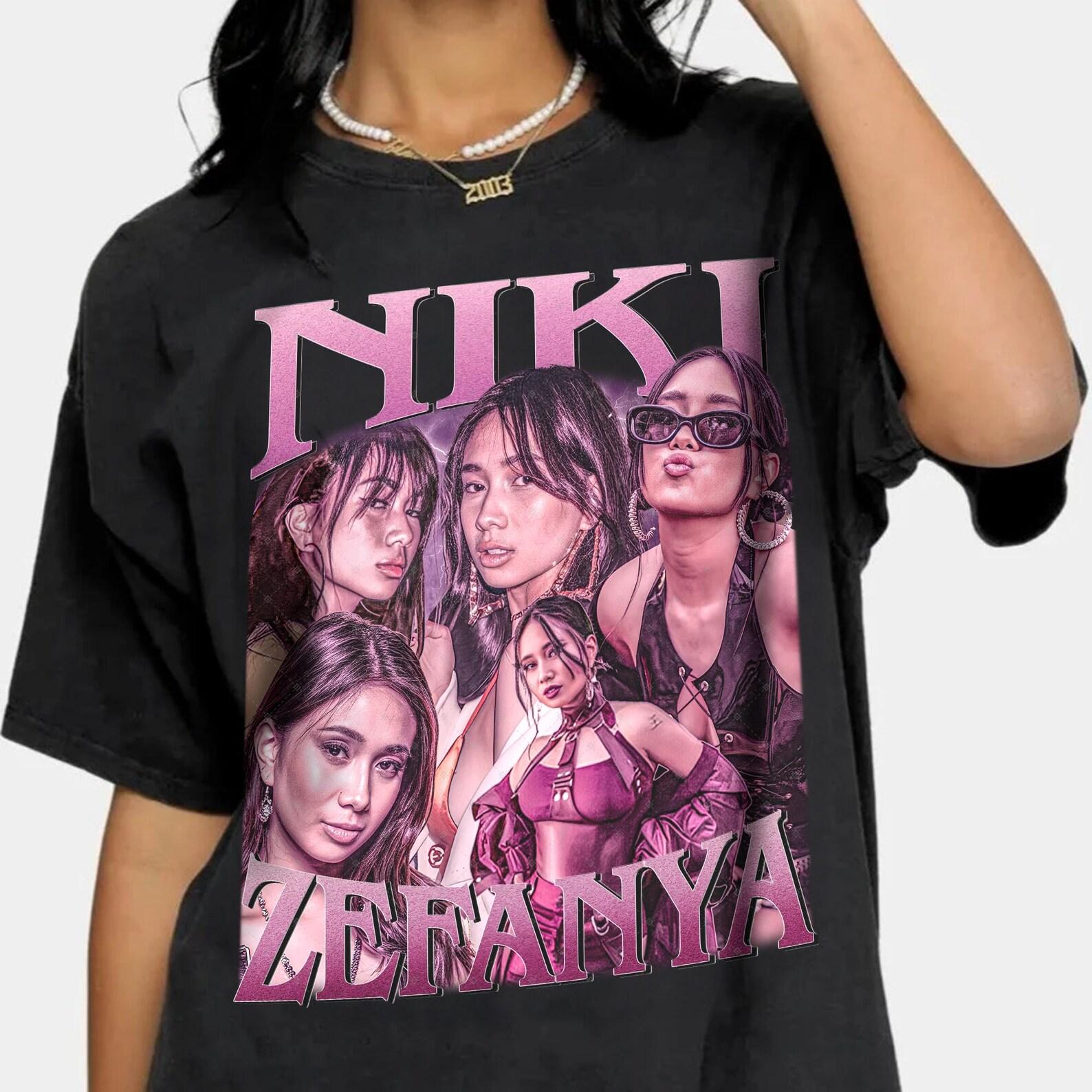 Limited Niki Zefanya Music Unisex T shirt, Niki Zefanya Oversized Retro Bootleg Tee, Niki Zefanya Y2k Shirt, Funny Niki Zefanya Trending Tee S