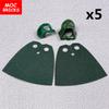 10sets MOC Blocks Cape Hood Folded Down Helmet 15428 30381 Ideal For 4cm Figures Construction Bricks Playthings Children's Dolls Gifts