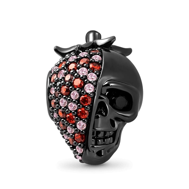 Beautifulcopper Skull Halloweenthrilling Carnival Party Charm Pendant Suitable For Original Bracelet Diy Women'S Jewelry
