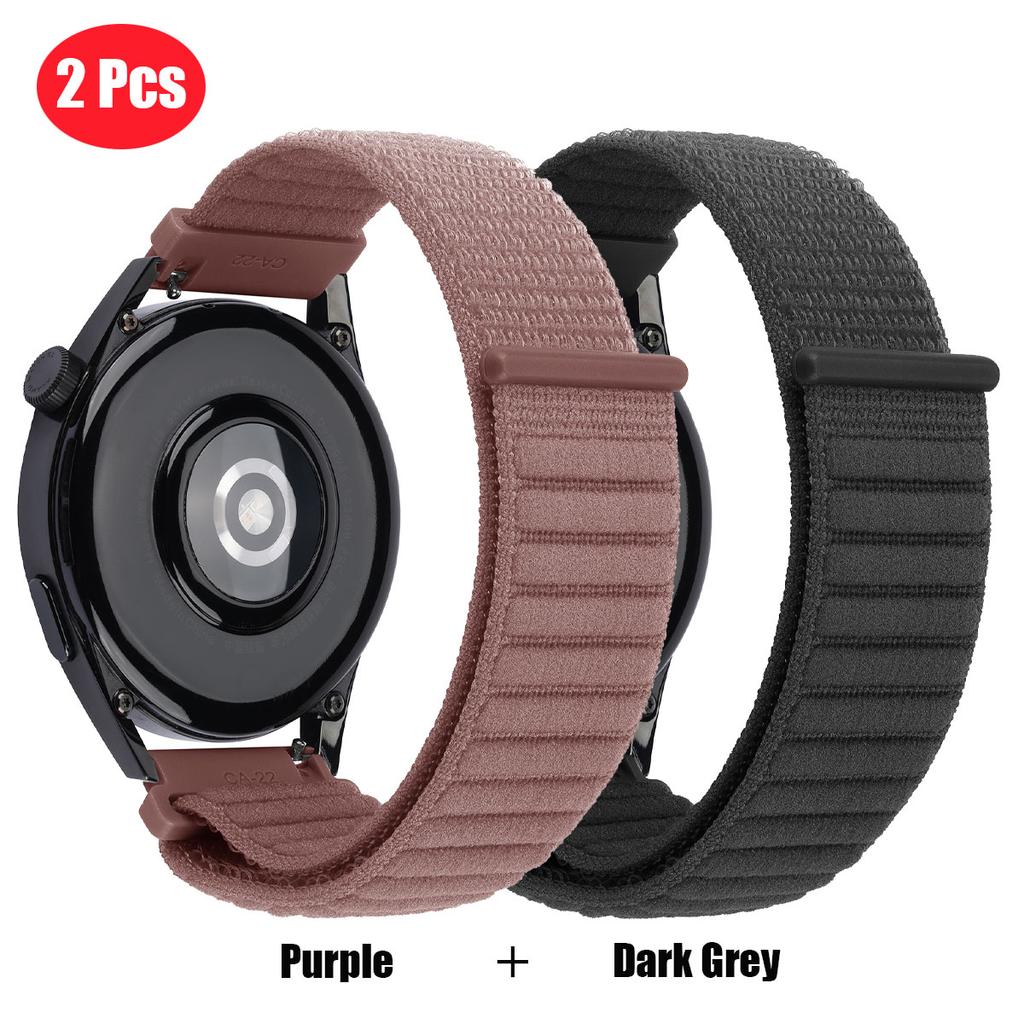 22mm Velcro Strap for For Redmi Watch 5 Active/Lite Nylon Loop Band Xiaomi Watch S4/S3/S2 46mm/S1 Pro/color 2 Braided Bracelets