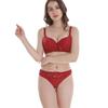 Set Reggiseno Sexy Push-up alla Moda con Reggiseno Sollevante e Modellante e Slip Traspiranti Amici della Pelle