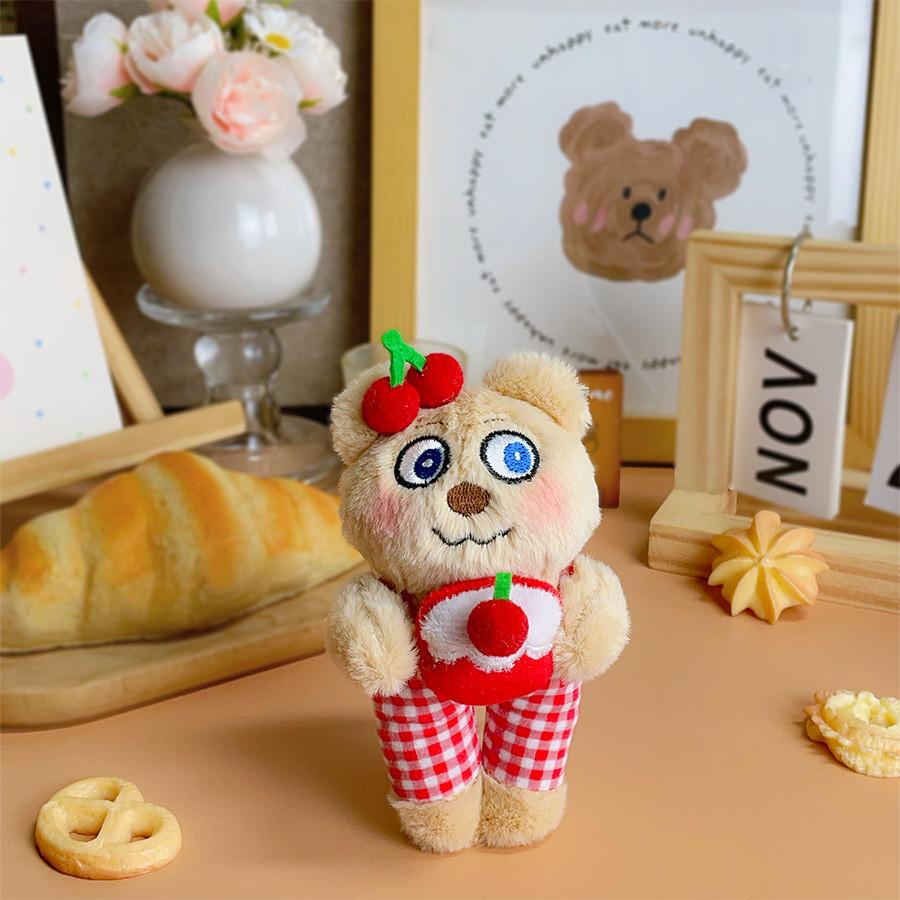 Cute Plush Animal Bag Charm With Polyester Fiber Filling For Kids And Teens