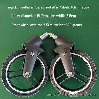 Max Original Stroller Wheels for Yoya Plus Pro & Dear
