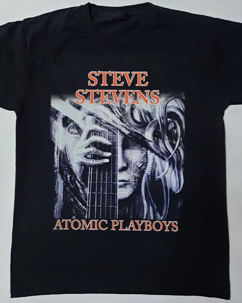 

New Atomic Playboys Steve Stevens Gift For Fans Black S-5XL Shirt LL369 Unisex T-Shirt 5XL різнокольоровий