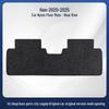 Black Wear-Resistant Nylon Floor Mats for BYD Han (2020-2025 Models) - Full Coverage, Vehicle-Specific