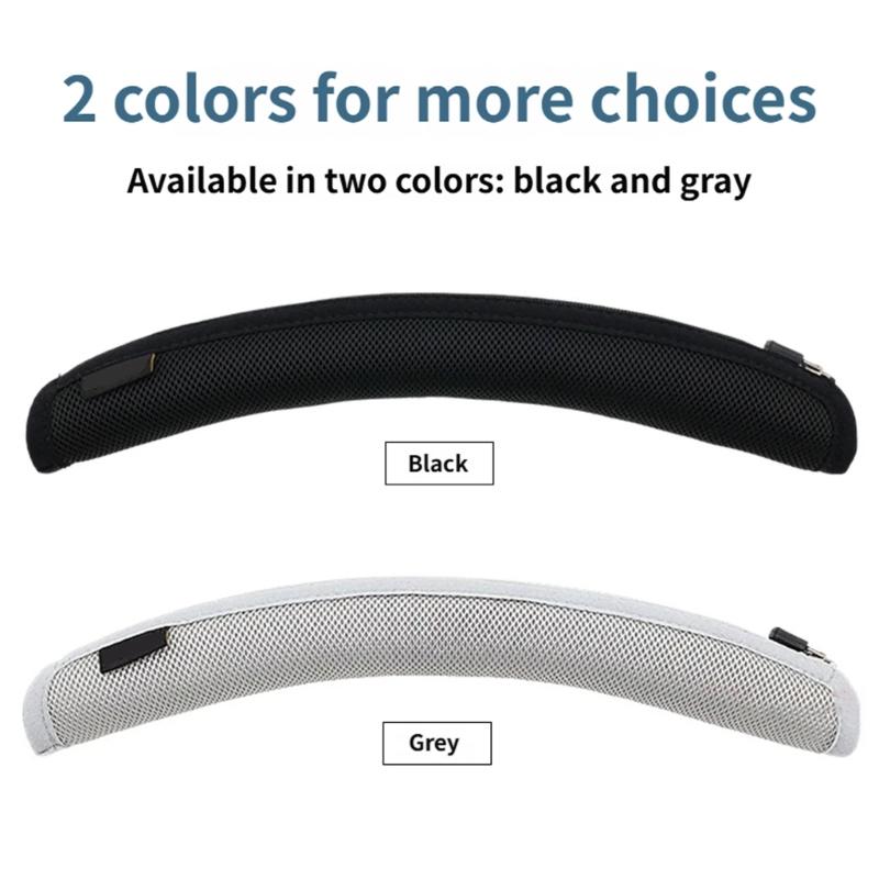 Gaming Headphone Headband Cover for DALI IO-12 Over Ear Headphone Soft Mesh Fabric Comfortable Design