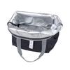 MOTTERU Kururito Cooler Bag | Insulated Cooler Bag, Compact Cooler Tote, Mother's Day, Father's Day, Simple, Plain (Black)