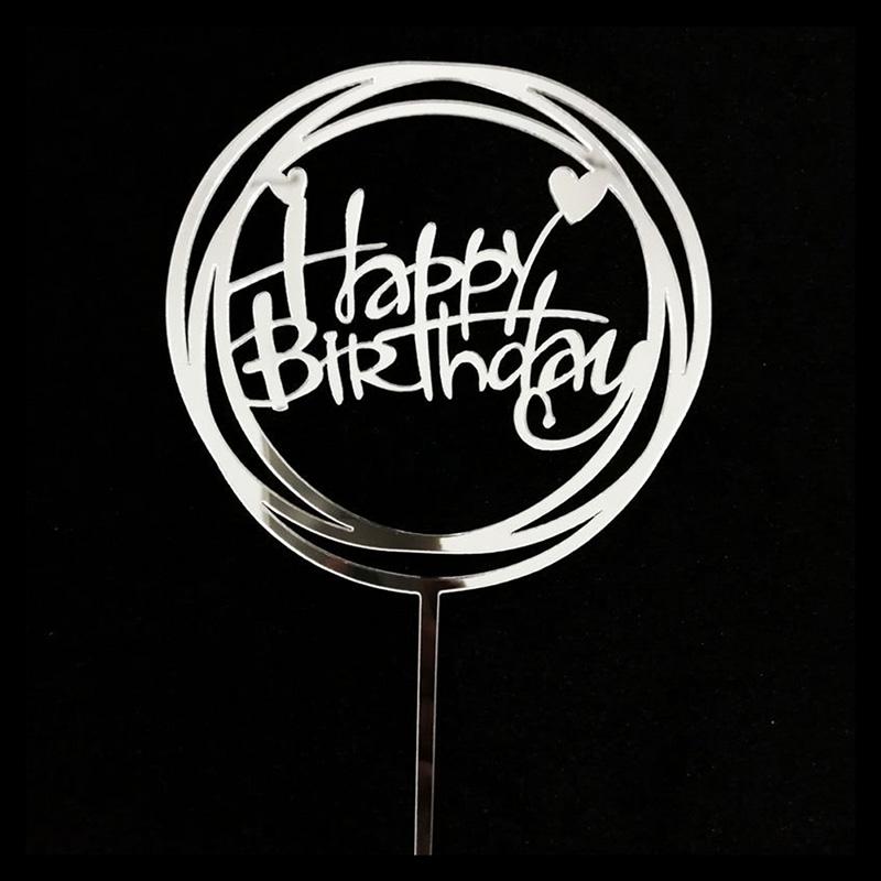 Happy Birthday Topper Cake Cupcake Toppers Cakes Kids Baby Shower Party Decoration