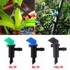 Garden Irrigation Drip Emitter 4L 8L 16L Flag-shaped Adjustable Dripper 1/4" Barb Steady Flow Micro-Sprinkler Nozzle 50/100Pcs