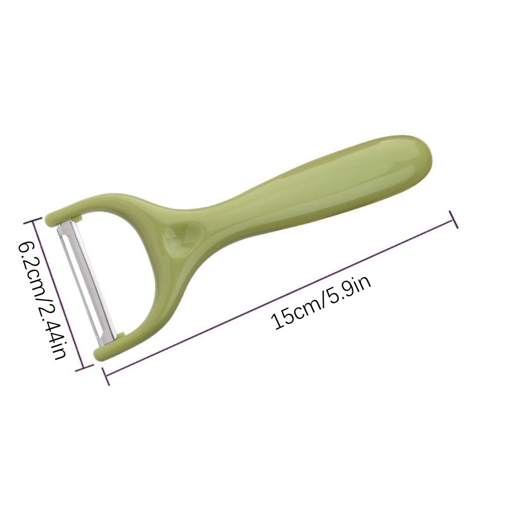 (Nikita) Sbucciatore per frutta creativo in acciaio inossidabile e ceramica, utensile da cucina