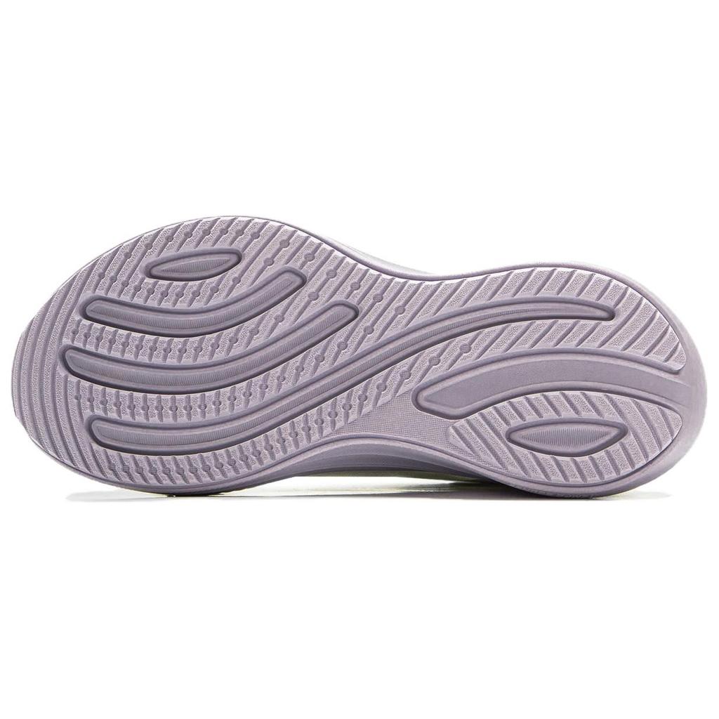 New LiNing Yueying 5 Cushioning, Wear Resistant Low top Casual Running Shoes Women's White Purple ARHV016-2