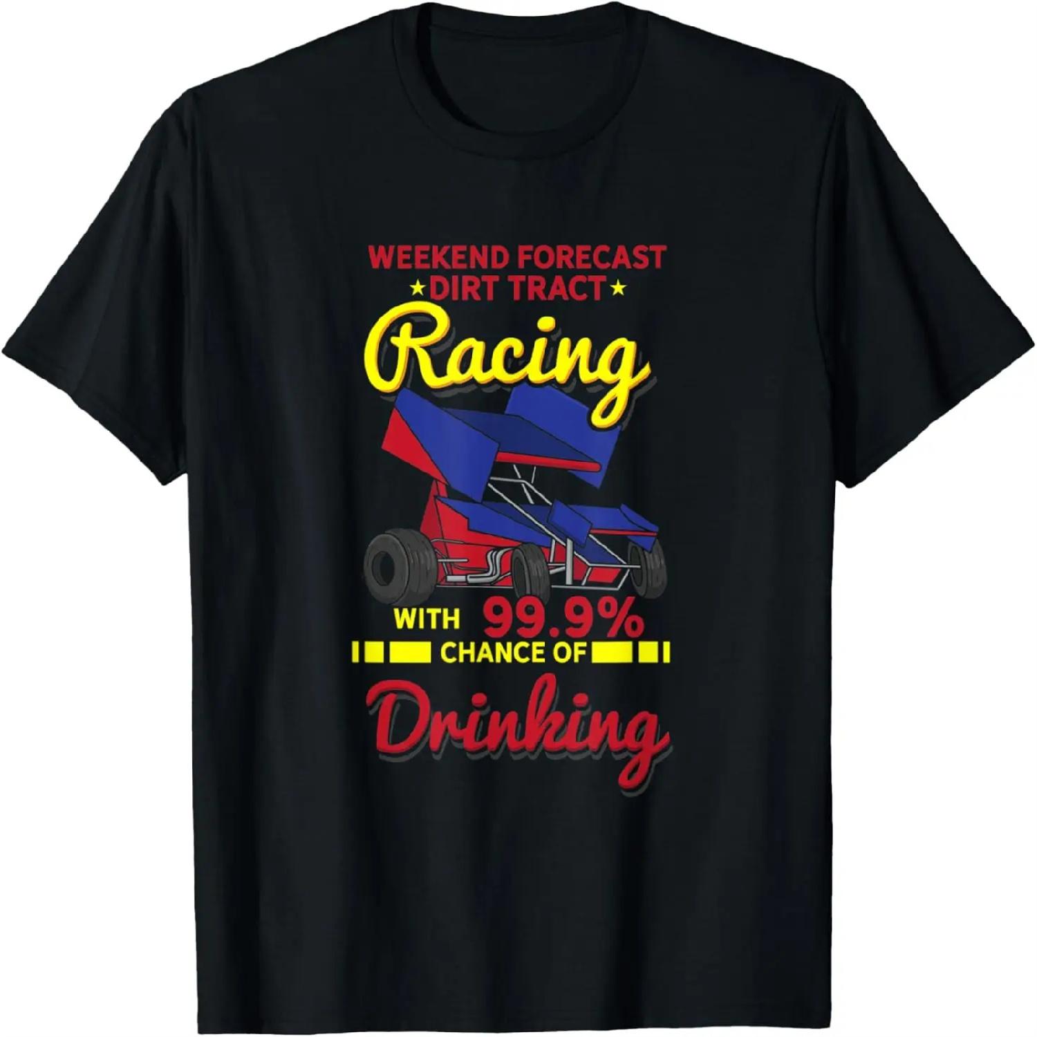 

Dirt Track Racing & Drinking Motorsport Dirt Sprint Cars T-Shirt XXXXXL різнокольоровий