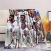 1PC England National Football Team Patterned Flannel Blanket Suitable For All Seasons for Home Decor Warmth and Comfort Gifts Holiday Present