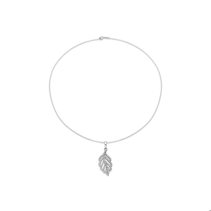 Collier - Luxenter - Ceolpox - Argent sterling 925 - Zircone blanche - 42 cm