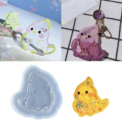 Silicone Shaker Mold DIY Quicksand Epoxy Mold Resin Casting Shaker Mold Jewelry Pendant Making Mould for DIY Crafts