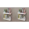 Scaffali a muro - Maison Exclusive - Bianco opaco - Set da 4 - Montaggio invisibile