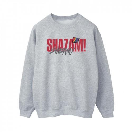 DC Comics Womens/Ladies Shazam Fury Of The Gods Pride Distress Sweatshirt