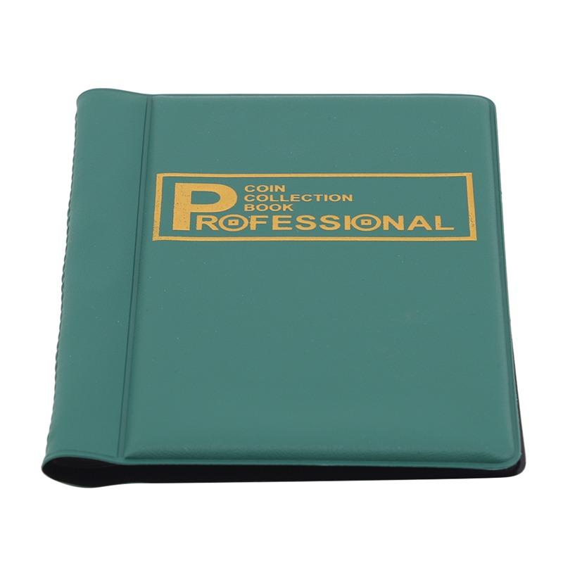 

480/120 Книга для хранения монет, коллекция памятных монет, альбом, держатели для коллекции, папка-держатель для многоцветных пустых монет