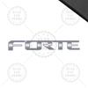 1PCS Metal Letter For Forte 3D Emblem Car Rear Trunk Decals Badge Auto Accessories Styling