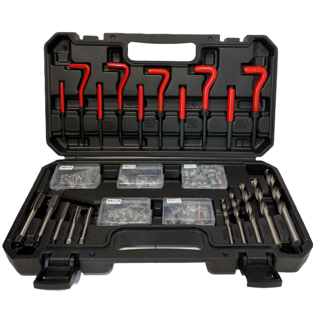 Forcekraft Thread Repair Kit, 131 Pieces