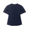 European and American style, new women's clothing, fashionable bubble sleeve split-ended knitted jacket 4192/080/401