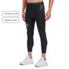 Under Armour Curry Brand Printed Logo Slim Fit Three-Quarter Sports Pants Men Bottoms Black 1379828-003