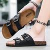 Men's Birkenstock Double Buckle Open Toe Sandals - Summer Casual Outdoor Footwear Slippers