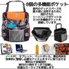 East Leaf Car Seatback Large Seat Storage Cushioned Tablet and Insulated Drink Foldable Pocket, Capacity, Passenger/Rear Pocket, Holder, Holder,