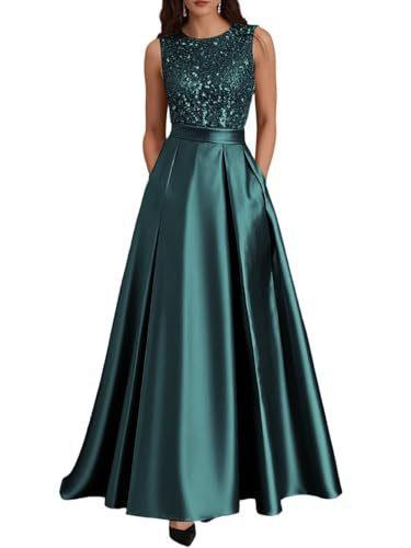 Evening Dress European and American Style New Banquet Host Long Dance Simple Temperament Sleeveless Dress 1011 New