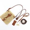  Rattan Weaving Bag Essential Tools Kit Handmade PU Adjustable Strap Accessories For Beginners And Craft Lover