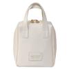 Bolsa de Maquillaje Portátil de Gran Capacidad para Niña con Asa Neceser para Mujer Estuche Organizador de Maquillaje Bolso de Mano Impermeable de Cuero PU