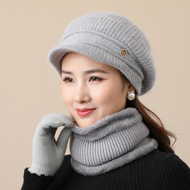 Women'S Beret Hat Lightweight Stretchy Winter Hat for Everyday & Formal Events - Perfect Christmas Gift for Women, Moms, Grandmas
