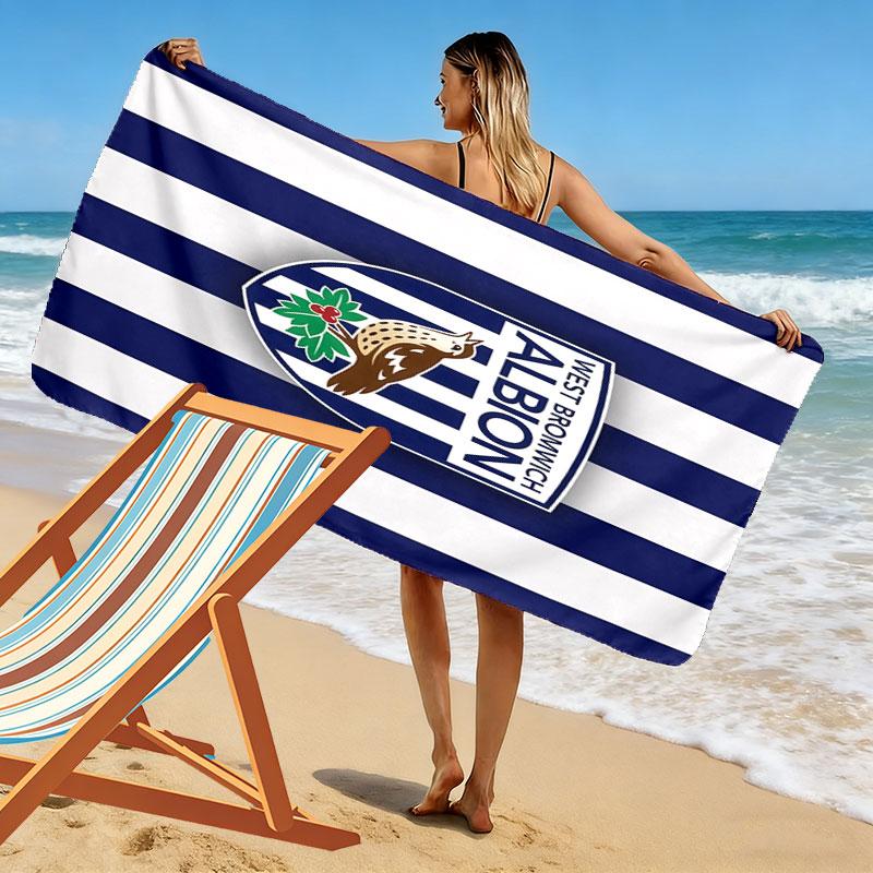 WestBrom Beach Towel, Large Soft Quick Dry Towel for Beach Camping Swimming