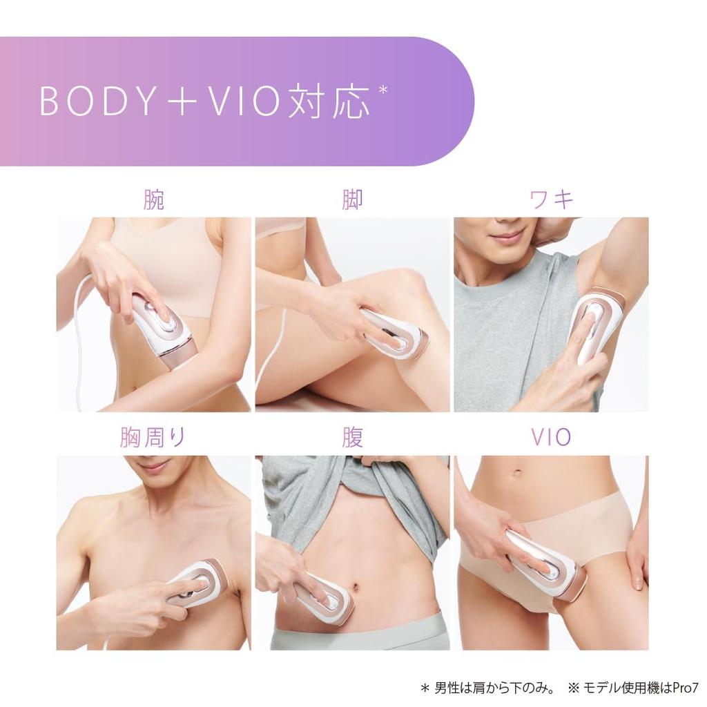 Braun Pro5 PL5158 Premium Hair Removal Device IPL Beam for Effective Full Body VIO Home IPL Automatic Compact and Storage Pouch Model, 5-in-1