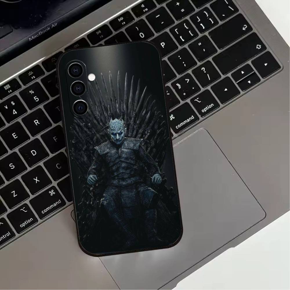 Game of T-Thrones The I-Iron T-Throne Phone Case For Samsung Galaxy A73,A72,A71,A70,A53,A52,A51,Soft Silicone Black Cover
