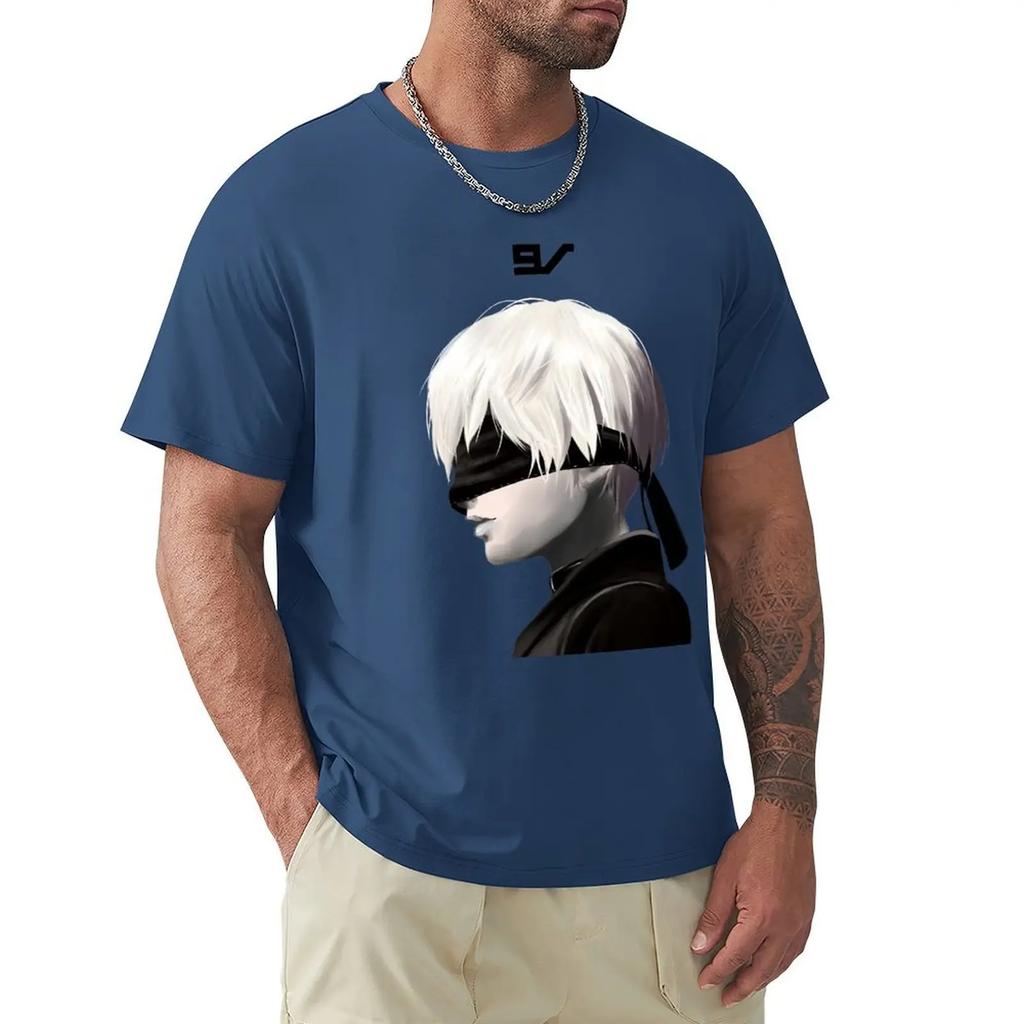 9S T-Shirt korean fashion cute tops graphics customizeds heavy weight t shirts for