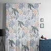 Summer Ocean Retro Watercolor Tulle Window Curtains for Bedroom Luxury Home Decor Drapes in Living Room Chiffon Panels