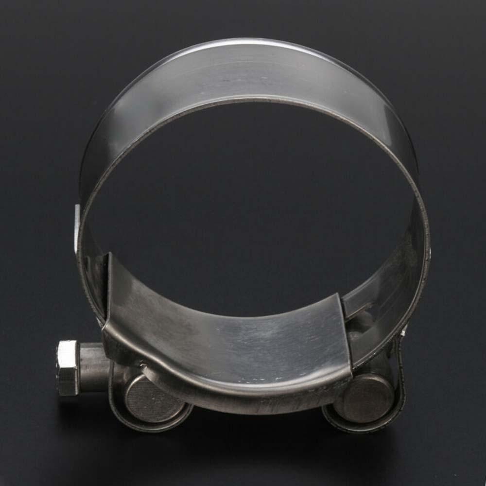 Teile Auspuffrohr Clamp Motorrad Hinten 2In 51mm Band Edelstahl