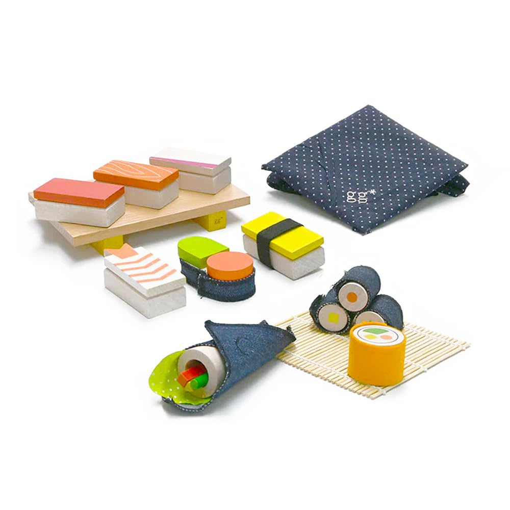 

sushi jiji wooden sushi play house sushi sushi set sushi wooden toy sushi restaurant pretend house play kiko and gg kiko and jiji gg*