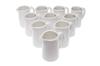 Set of 10 Milk Pitcher for 2 People Ceramic Creamer Commercial Use Pure White Pitcher ACS WEB SHOP Mino Ware