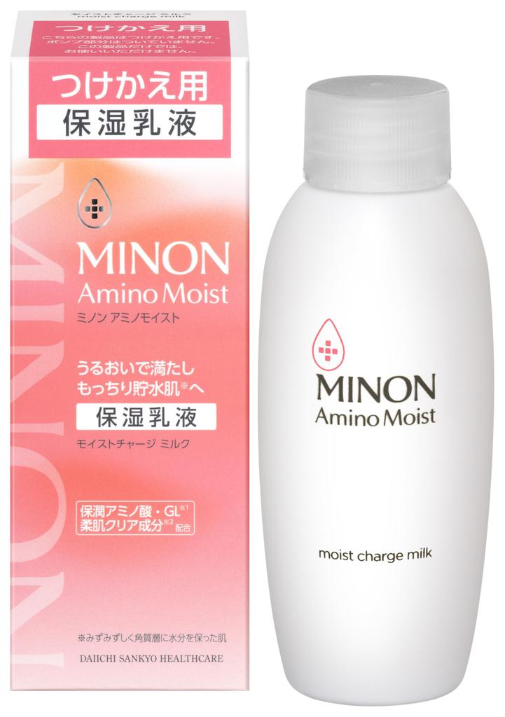 Minon Amino Moist Moist Charge Milk Refill 100g with Sample for Sensitive for Dry Moisturizing Emulsion Penetrates and Locks In Moisture [Suitable
