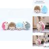 Adorable Hedgehog Plush Toy Soft Stuffed Keychain Doll Cute Small Animal Gift