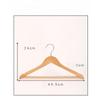 1pc Wooden Hangers Solid Wood Coat Hanger Heavy Duty, Smooth Finish High-Grade Wooden Clothes Hanger with Non Slip Pant Bar, 360° Swivel Hook