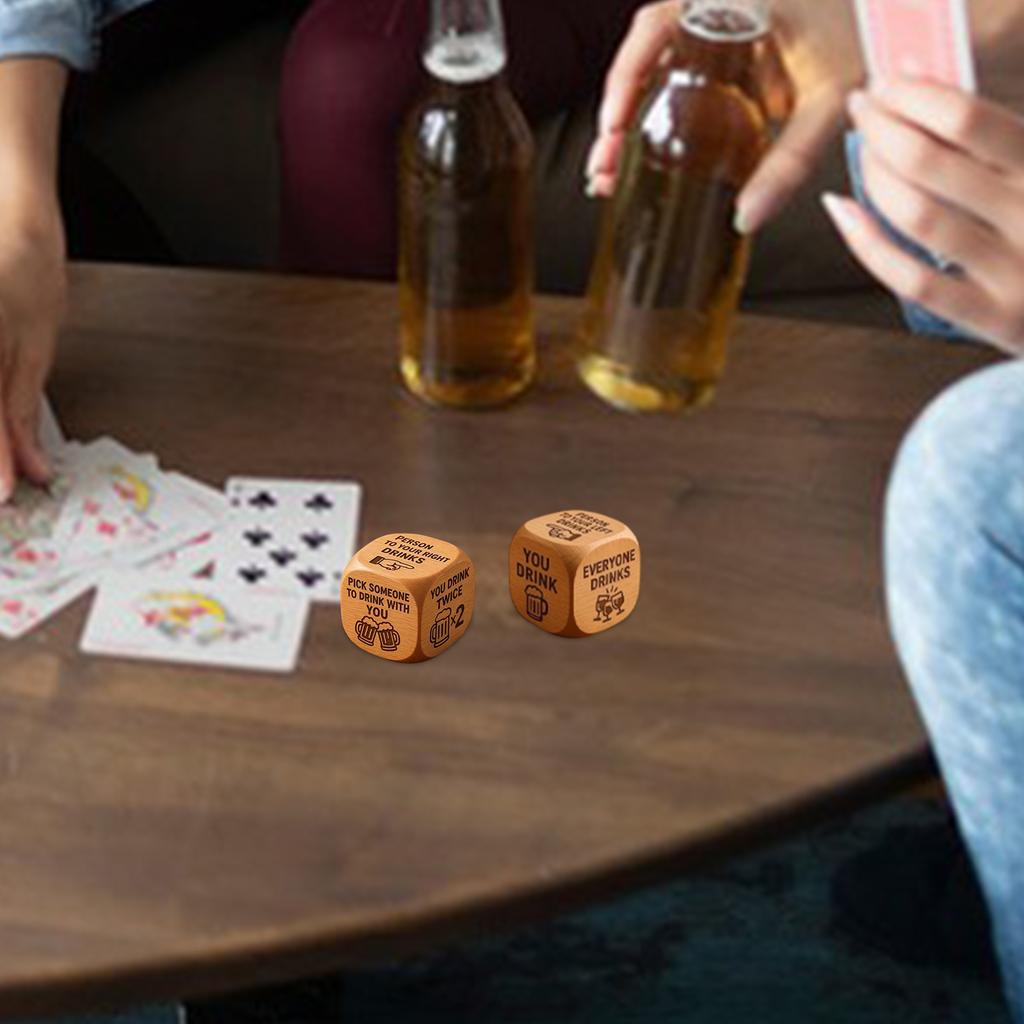 6-sided Drinking Game Dice, Suitable For Family Parties, Gatherings And Parties